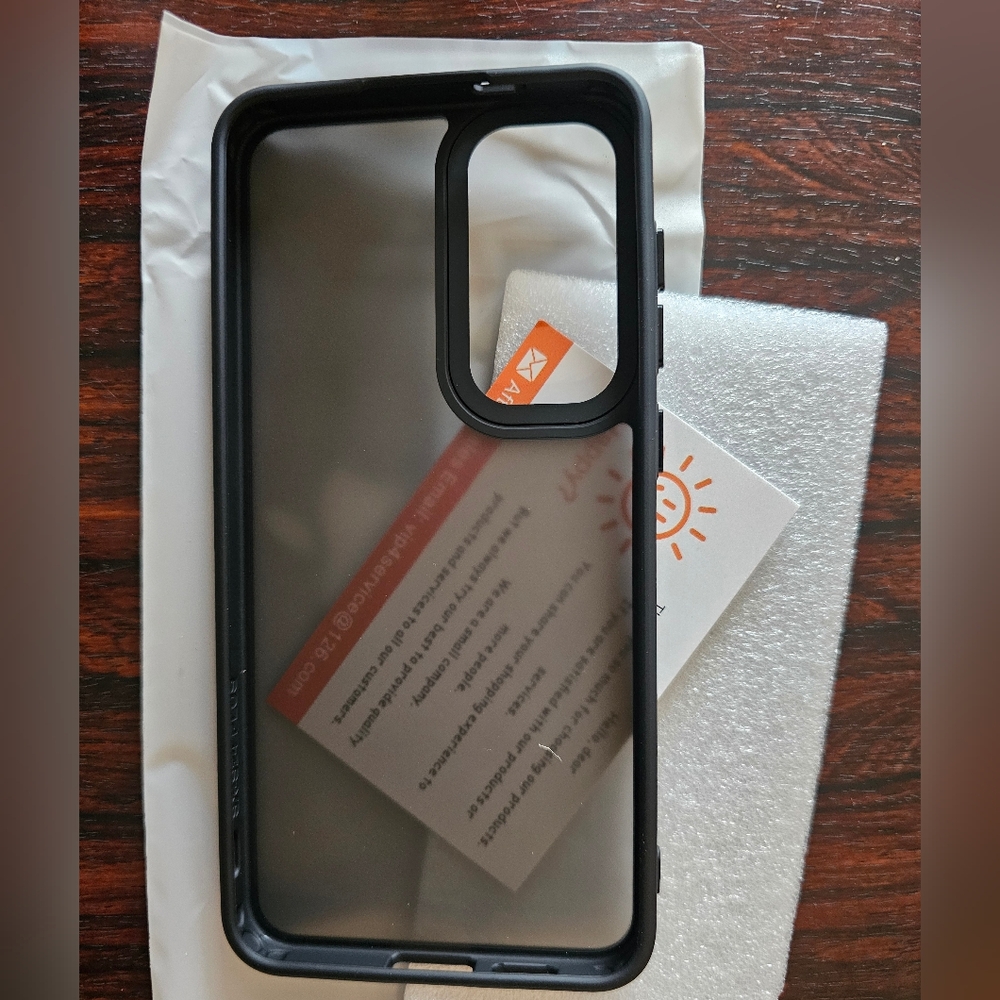 Black Phone Case with Stand